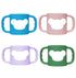 4 Pack 100% Silicone Baby Bottle Handles for Dr Brown Narrow & Wide Baby Bottles Hoder Easy Grip Self Feeding Universal