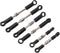 Pssopp RC Tie Rods Set, RC Tie Link Servo Link Rods for WLtoys 144001 144002 124018 124019 124017 124016 Cars