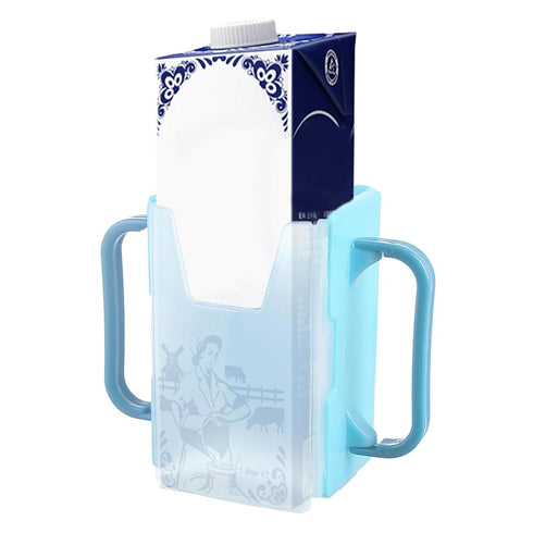 Generic Milk Box Holder - No Squeeze Cup Holder Milk Box, Reusable Juice