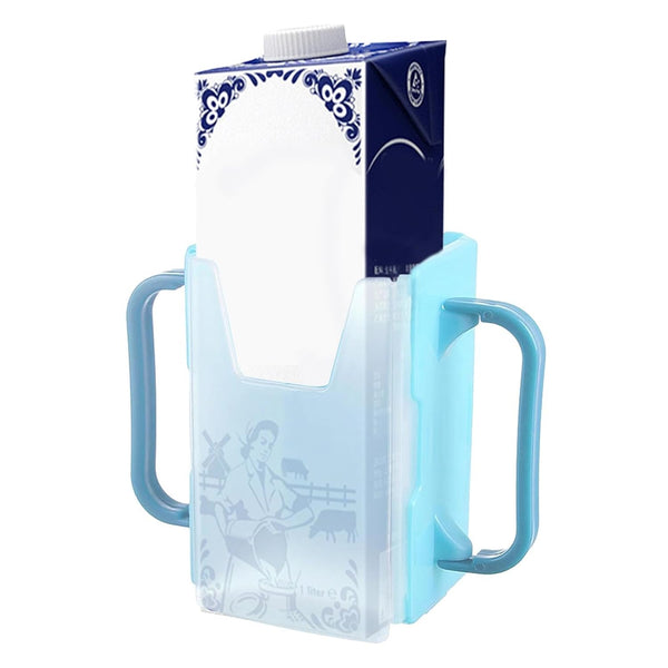 Generic Milk Box Holder - No Squeeze Cup Holder Milk Box, Reusable Juice