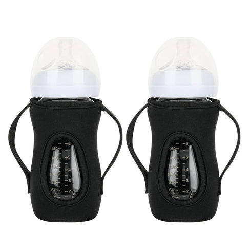 Beautyflier 2PCS Sleeve Covers for 8 oz Philips Avent Glass Natural Baby Bottle,
