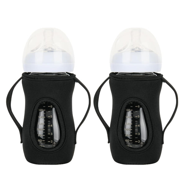 Beautyflier 2PCS Sleeve Covers for 8 oz Philips Avent Glass Natural Baby Bottle,
