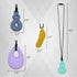 Chew Necklaces for Sensory Kids - 6 Pack Silicone Chewy Necklace for Kids and Adults with Autism