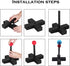 Aoneky Mini Foam Tball Set for Toddlers - Best Baseball T Ball Toys for Kids Age 1 Years Old, Carry Bag Included