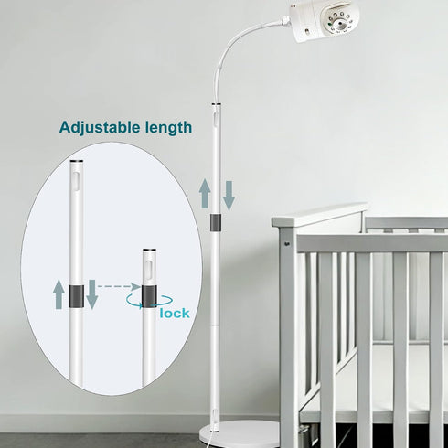 EYSAFT DXR-8 DXR-8, Floor Stand Holder Mount-Heavy-Duty Stand Compatible with Infant Optics PRO & Adjustable