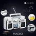 Uvini Adult Building Set - Classic Retro Series Radio, 645pcs, Best Gift for Adults, Teens