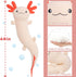 MaoGoLan Giant Axolotl Plush Stuffed Animal, Huge Pink Axolotl Body Pillow for Kids and Adults