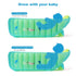 Boysea Inflatable Baby Bathtub, Toddler Bath Tub with Anti-Sliding Saddle Horn Helps Infants to Toddler Tub, Portable