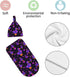 Nanyizly Set 0-6m Neon Glowing Duck Hearts Flowers Newborns Beanie Swaddle Blanket Baby Receiving Blankets for Infant