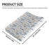 KuphiL10C Girls-16x32 Plane Hot Air Balloon Transportation Pattern Baby Changing Pad Cover, Unisex Aircraft Clouds