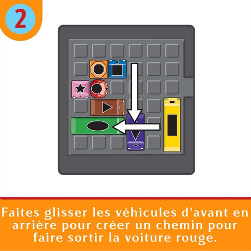 ThinkFun My First Rush Hour - Engaging Brain Game for Kids | Stimulating STEM Toy | Enhances Logic, Matching, Colors