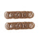 100 Pcs Baby Girls Hair Ties, No Crease Elastic Ponytail Holders for Thin Hair (2 mm x 2.5 cm, Light Brown)