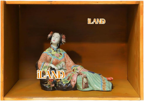 iLAND Large Wooden Display Box for Collectibles, Diorama Case, Quick-build Unfinished 15.7“ x 11” x 11“