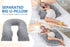 INSEN Pregnancy Pillows, Detachable Body Pillow for Sleeping, Nurse & Relax, Multi-Use Pregnancy Pillows for Pregnant