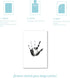 Clean-Touch Babyprint Ink Pad, No Touch Keepsake Ink Pad for Baby Handprint or Footprint, Black Ink