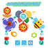 Adjustable Baby Stroller Arch Toys, Crib Mobile with Sensory Play Accessories for 0-24 Months Toddler Toys