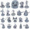 Path Gaming 20-Piece Unpainted Miniatures Set – 28 mm Fantasy Heroes, Monsters & NPCs for Dungeons & Dragons