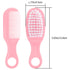 Set 4.72X1.57X0.78 Inches SUPVOX Baby Hair Brush and Comb for Newborns Infant Massage Comb with Circular Tooth Design