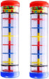 Rainmaker Stick, 2Pcs Rain Stick Shaker Music Sensory Auditory Instrument for Babies and Kids, 8 Inches