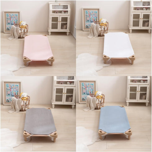 2 23" 51", Pcs Cot Sheet for Daycare, X Grey Daycare Cot Bedding with Corner Elastic Loops for Child Boys Girls,Soft