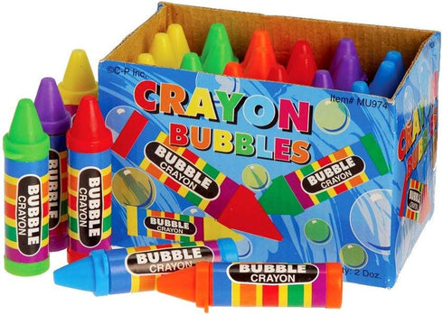 Crayon Bubbles, 24 Count