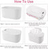 Intelligent Baby Wipe Warmer - Adjustable Temperature for Infant Wipes (White)