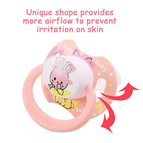 Set LittleForBig Bigshield Generation-II Adult Sized Pacifier Printed - Baby Cuties Pattern