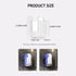Lusebiy 2024 Kitchen Wipes Storage Box, New Non-Slip Flushable Wipes Holder for Bathroom Toilet, Wall-Mounted Clear Wet