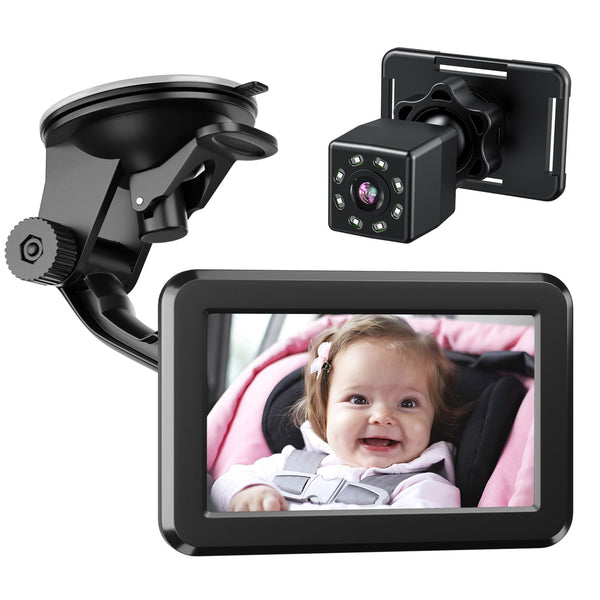 Itomoro Baby Car Mirror, Back Seat Baby Car Camera with HD Night