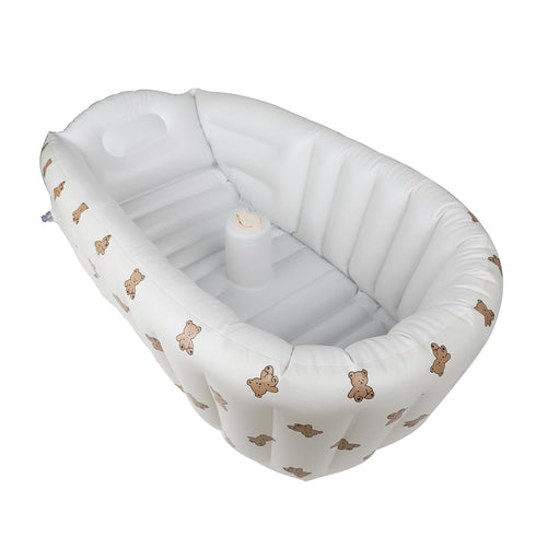 Zenflux Inflatable Baby Bathtub with Built in Pump, Collapsible and Safe Baby Bathtub,