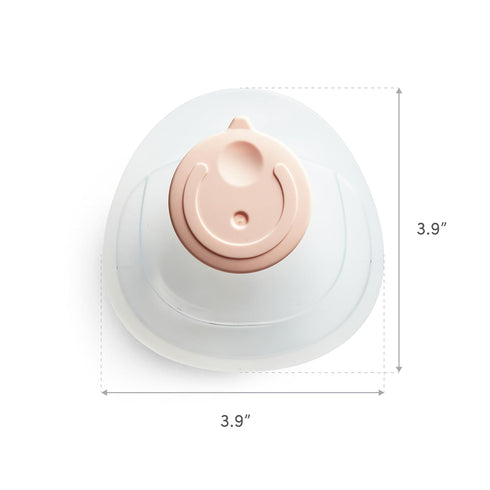 1.5 2 Pack Munchkin Breast Milk Collector Cups with Storage Plug, Food Grade Silicone, BPA Free, Ounces Each - Discreet