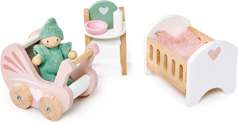Tender Leaf Toys - Dovetail Dollhouse Accessories - Detailed Wooden Furniture Sets
