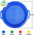 (4PCS) Sand Sifter Sieves for Kids - Heavy Duty ABS Beach Sifter Discovery Toy for Gardening, Digging, Finding Treasure