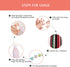WEIKI Trimmer Newborn Safety Electric Nail Clipper Cutter Baby Nail Manicure Pedicure Clipper Cutter Scissors Pink