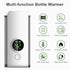 Portable Baby Bottle Warmer for Travel, Cordless Baby Bottle Warmer for Breastmilk and Formula, Rechargeable Bottle