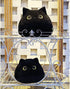 Black Cat Stuffed Animal Plush Toy - Creative Cat Shape Soft Pillow Toys, Gifts for Kids, 25cm