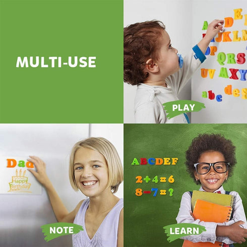 123 Set Counting 3 4 5 Kid(78 Coogam Magnetic Letters Numbers Alphabet Fridge Magnets Colorful Plastic ABC Educational