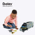 Boley 8 Piece 14" Safari Transport Truck Carrier with Miniature Animal Figures and Portable Truck