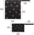 Haskirky 2 Pink Bows Black Pcs Cloth Diaper Wet Dry Bags,Waterproof and Washable Bag for Travel Reusable Wet Bag