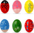 Easter Basket Stuffers, Set of 6 Wooden Percussion Musical Shaker Eggs for Toddlers Kids Boys Girls Gifts