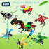 WODMAZ 24 Packs Insect Building Blocks for Kids, Mini Animals Toys for Classroom Exchange Prizes