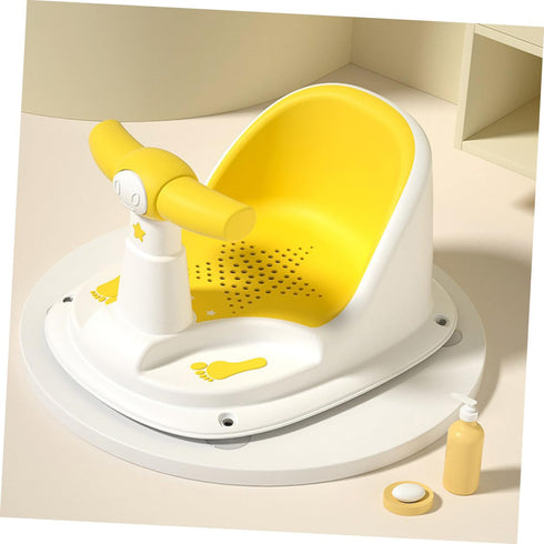 Yardwe Bath Seat for Newborns and Boy Girl Comfortable Support Featuring Firm Hold Non-Slip Bathtub Chair for Safe