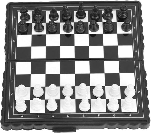 Portable Chessboard Adult Chess Game, Foldable Chess Board Game for Family Activities and Go Party