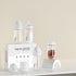 8 oz, 4 Pack Gulicola Glass Baby Breastmilk Storage Bottles Wide Neck Breastmilk Collection Bottles, - White