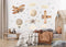 Generic Airplane Hot Air Balloon Boho Wall Decal - Kids Room Wall Art