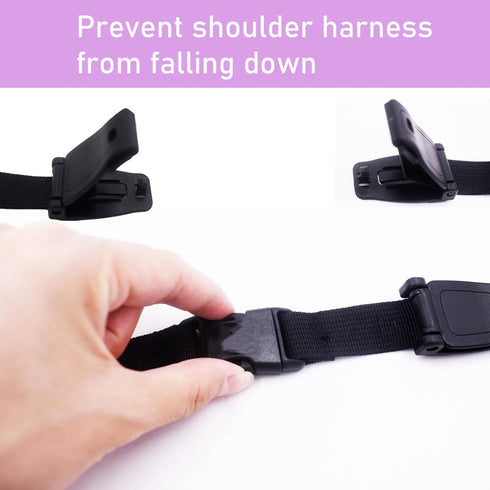 LiXiongBao Carrier,Schoolbags(Black) Seat Chest Harness Buckle,Anti Escape Seat Strap Baby Harness Chest Buckle