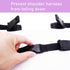 LiXiongBao Carrier,Schoolbags(Black) Seat Chest Harness Buckle,Anti Escape Seat Strap Baby Harness Chest Buckle