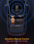 Baby Car Mirror With Light - Rechargeable 2000mA Rear Facing Hook Clip Design for Crystal Clear View