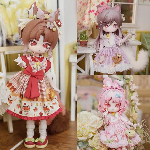 1/12 OB11 Minty The Fantasy Forest Series BJD Doll Size Action Figures Collectable Anime Figures Dolls Mystery Box