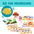 8+, 2-4 Gamewright - A Bunch of Fun Guys - Strategic Mushroom Foraging Card Game, Ages Players